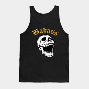 Badass  skull Tank Top